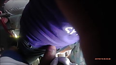 touch naked cock - a nice student on a bus 1