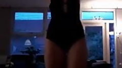 Dutch Melissa Dancing in Sexy Underwear