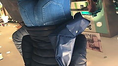 Hot German Teen Ass Candid voyeur