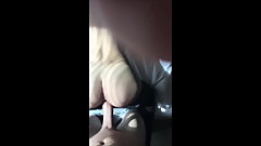 British tinder teen takes my big cock in leggings