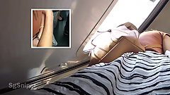 Upskirt - Long skirt no problem