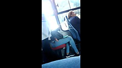 hot girl on bus