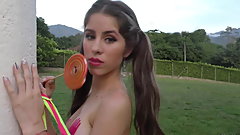 Hot Teen Latina Hands Down